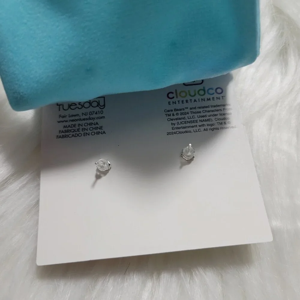 Care Bears Sterling Silver Stud Earrings